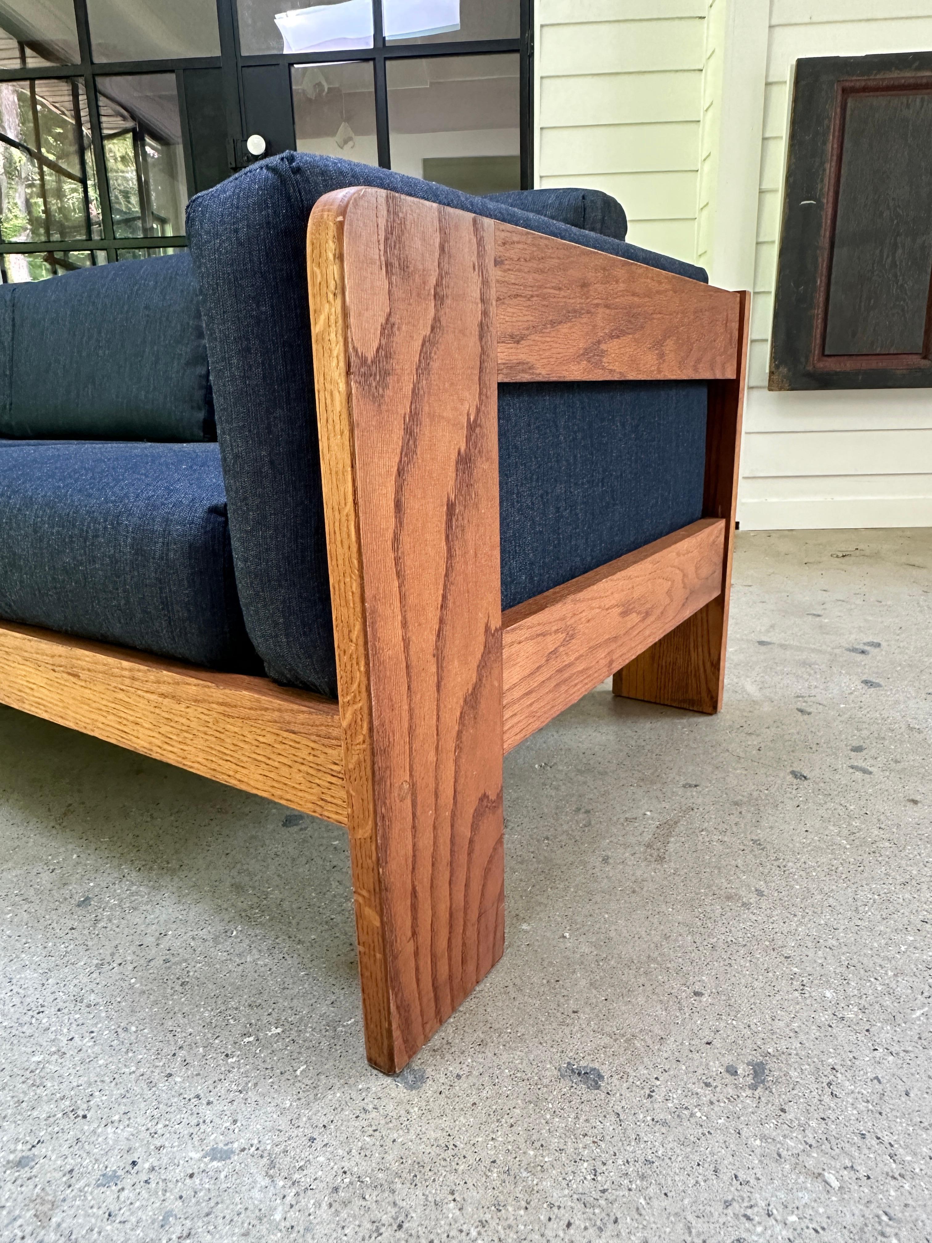 Tobia Scarpa style Mid Century Italian 'Bastiano' three seater sofa 1
