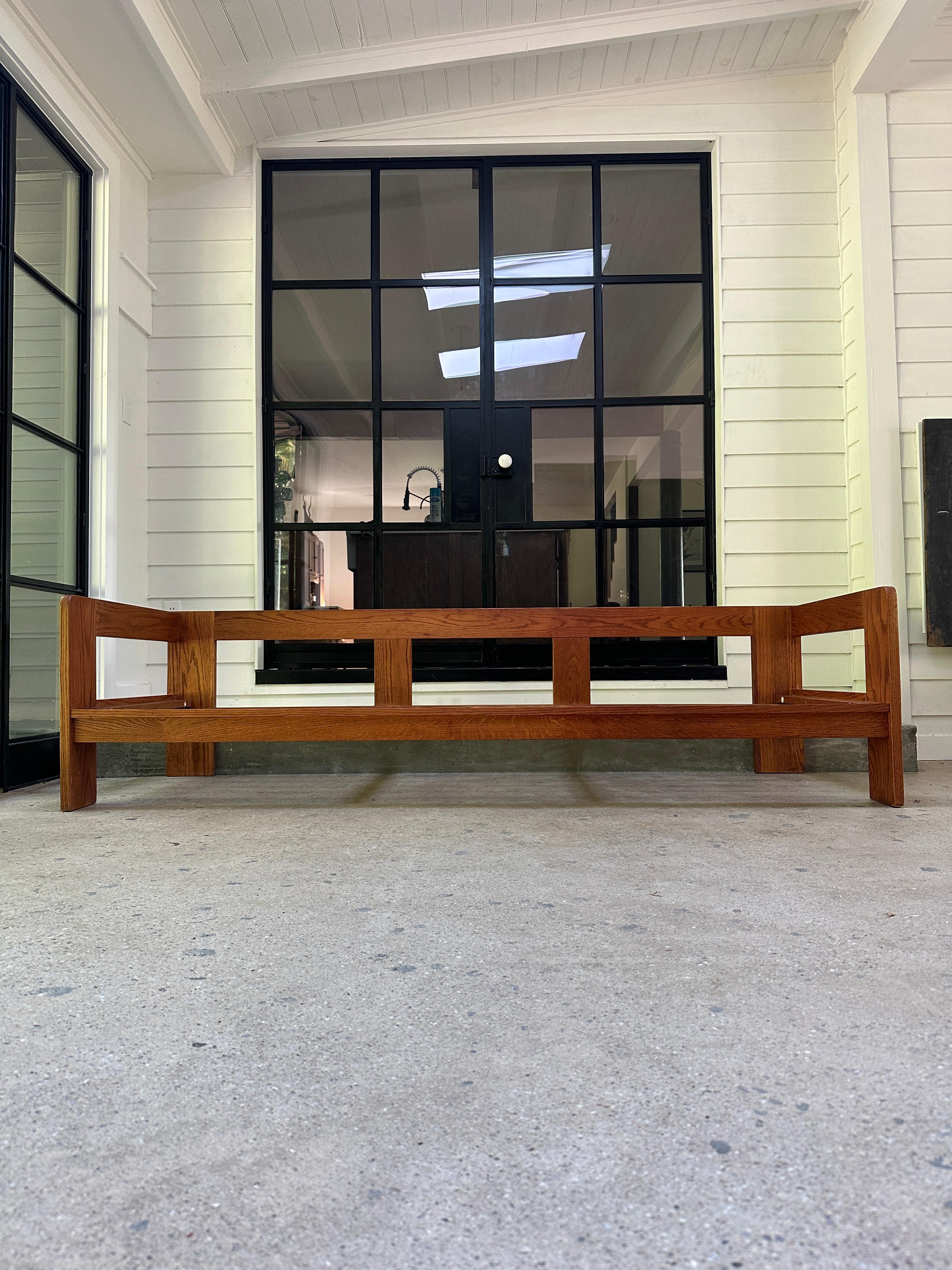 Tobia Scarpa style Mid Century Italian 'Bastiano' three seater sofa 2