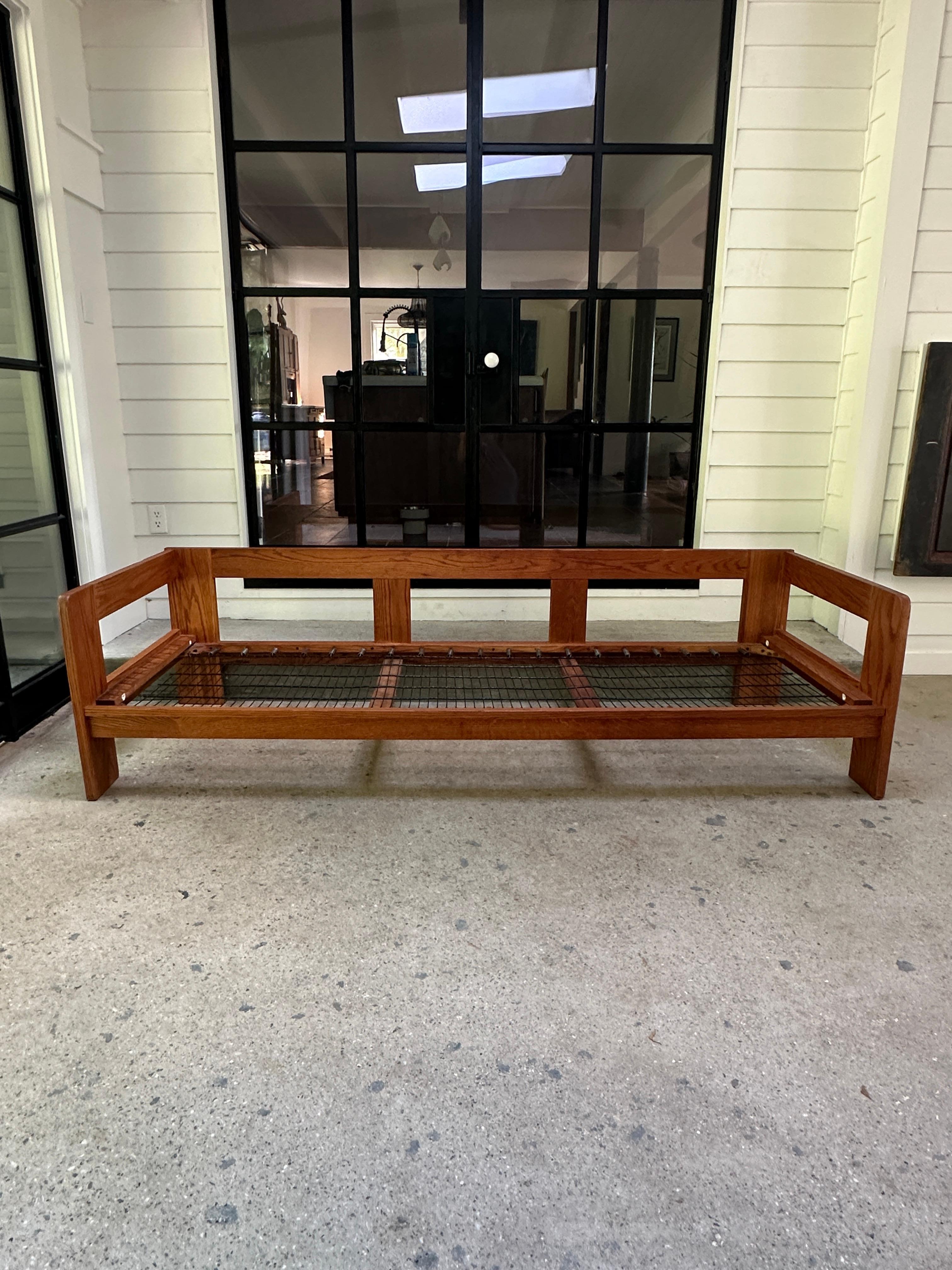 Tobia Scarpa style Mid Century Italian 'Bastiano' three seater sofa 3