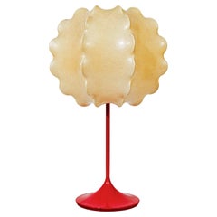 Stile Tobia Scarpa. Lampada da tavolo in resina A Space AGE Cocoon, Italia, anni '60