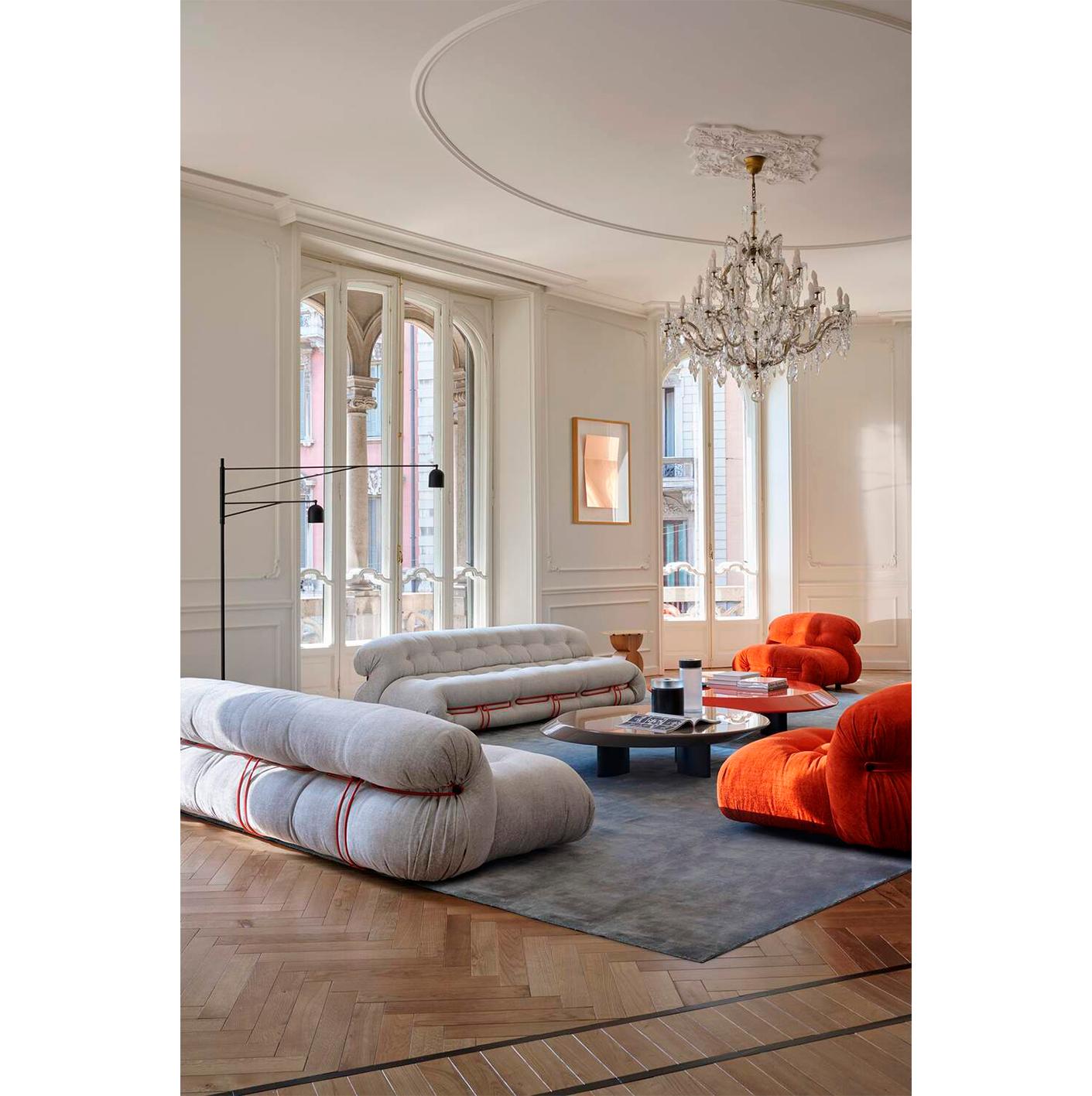 Tobia Scarpa Three Seater Sofa by Cassina For Sale 3