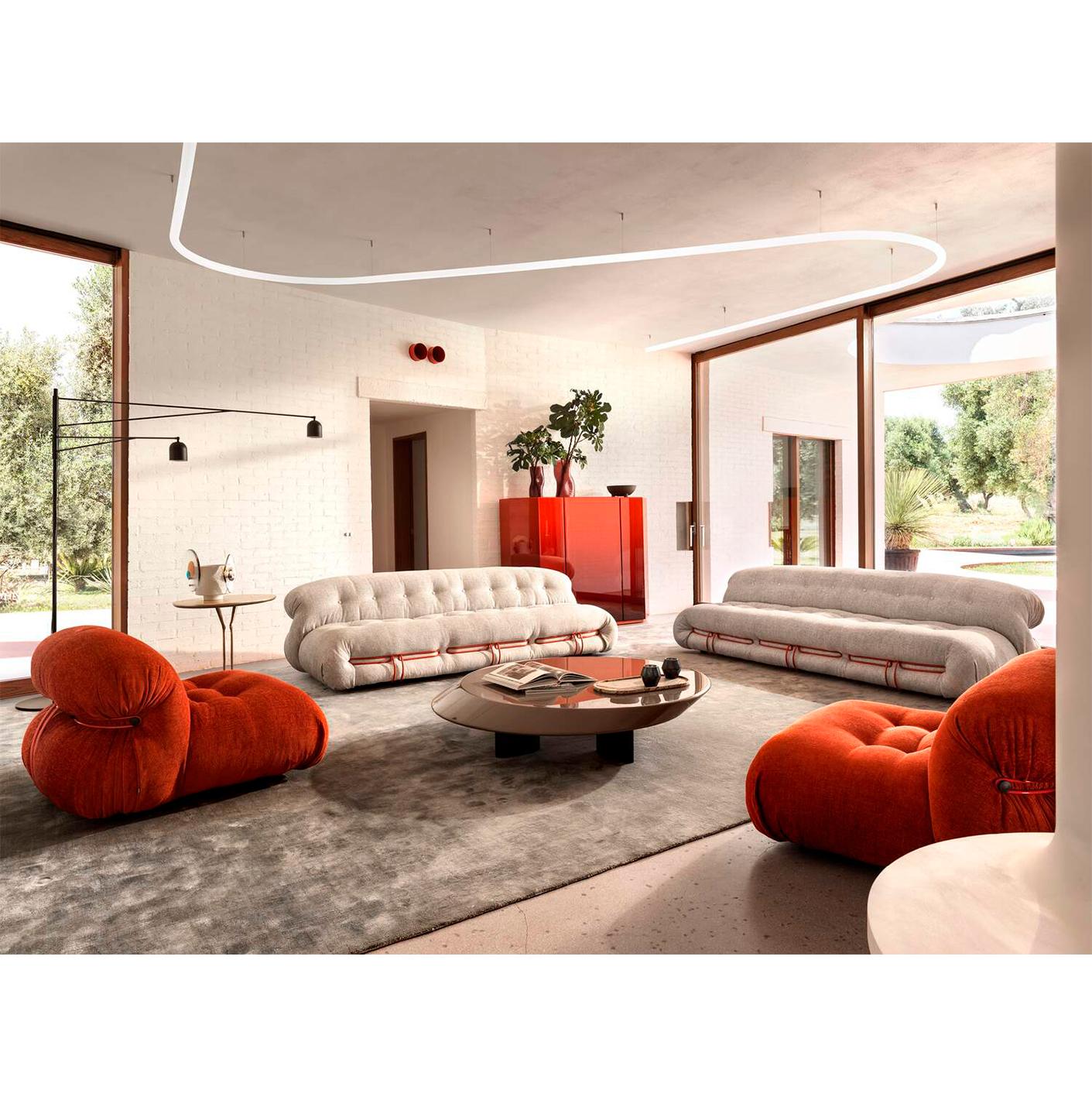 Contemporary Tobia Scarpa Three Seater Sofa by Cassina For Sale