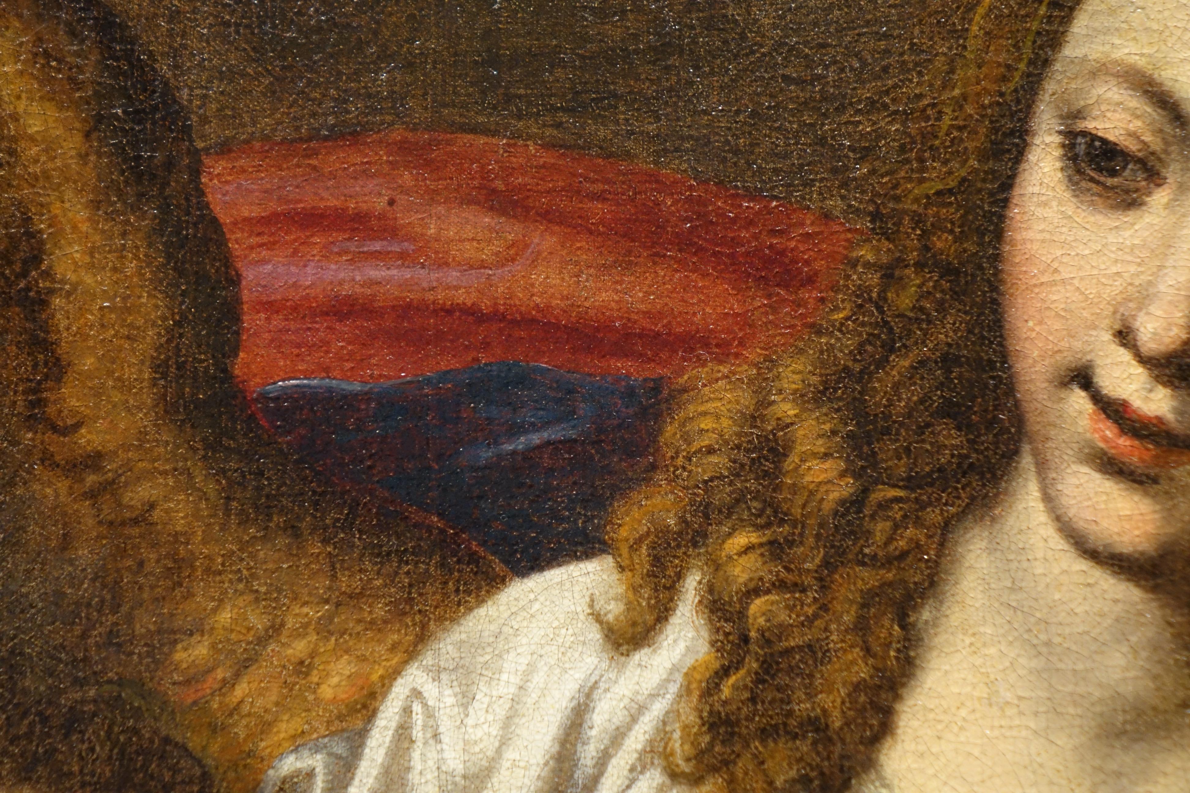 Toile Tobie et l'ange , Flandres, 17e siècle en vente
