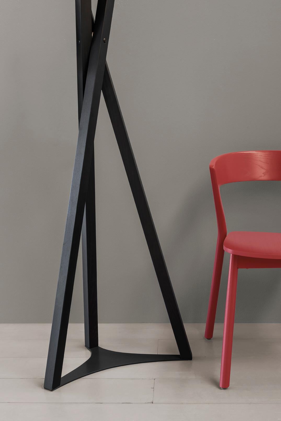 design garderobenständer holz