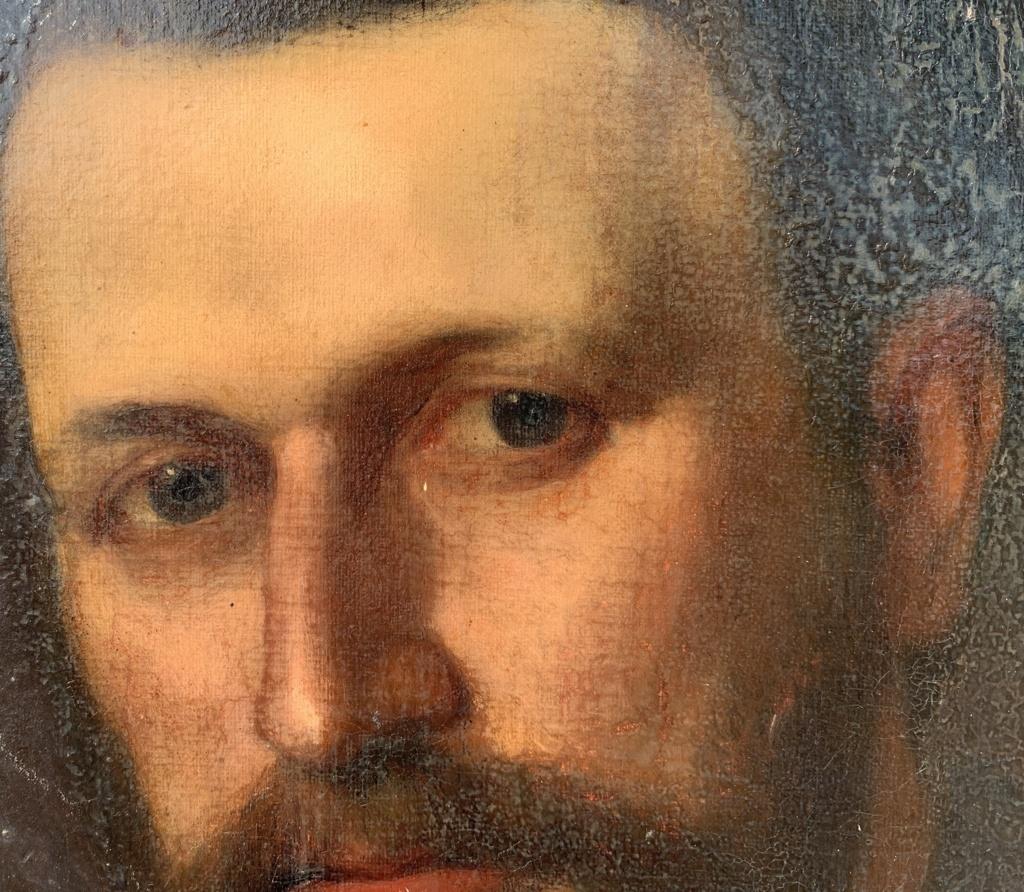 Toby Rosenthal (peintre allemand) - Peinture figurative du XIXe siècle - Portrait d'homme en vente 5