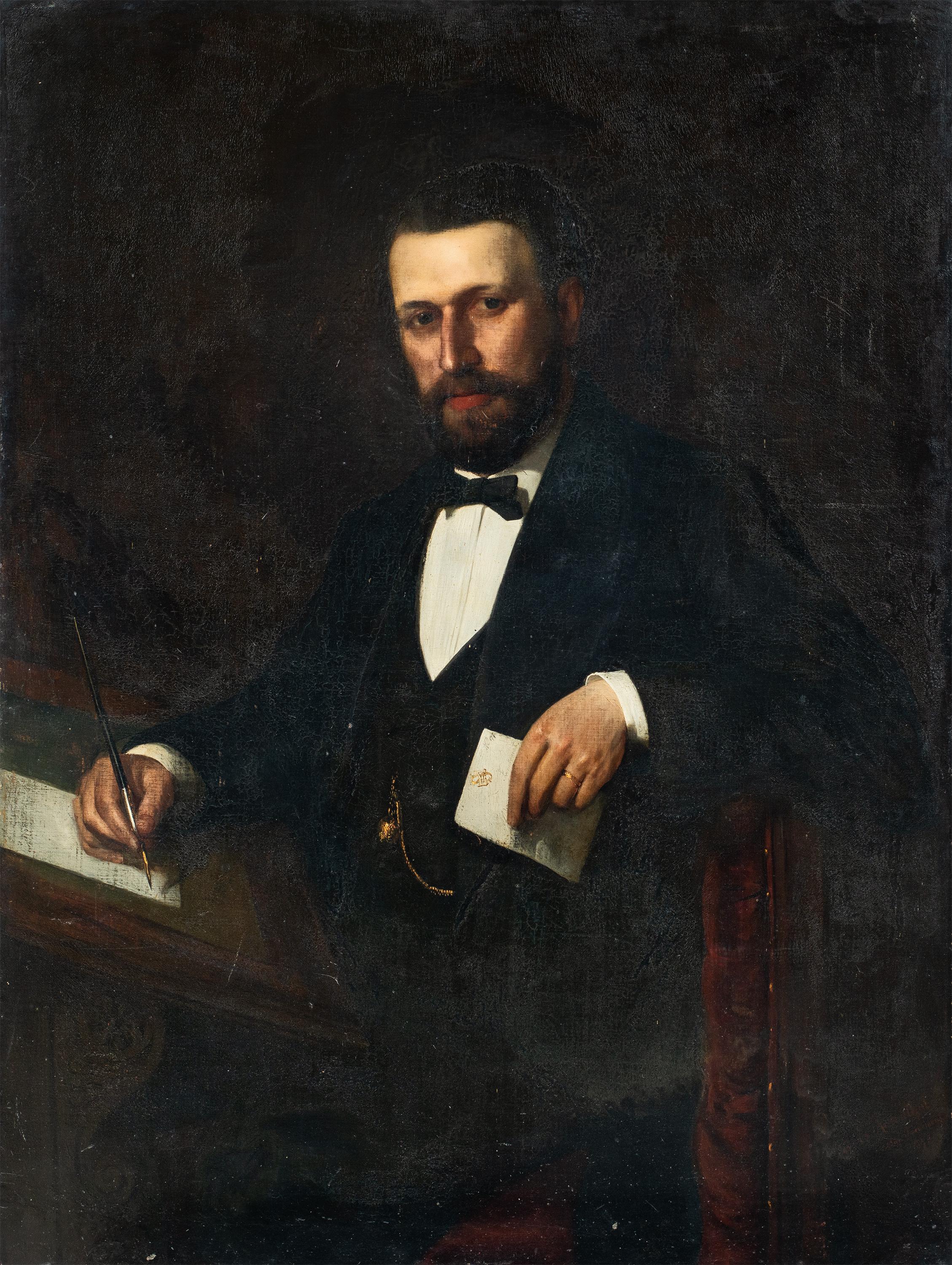 Toby Rosenthal (German Jewish painter) - 19th century figure painting - Portrait