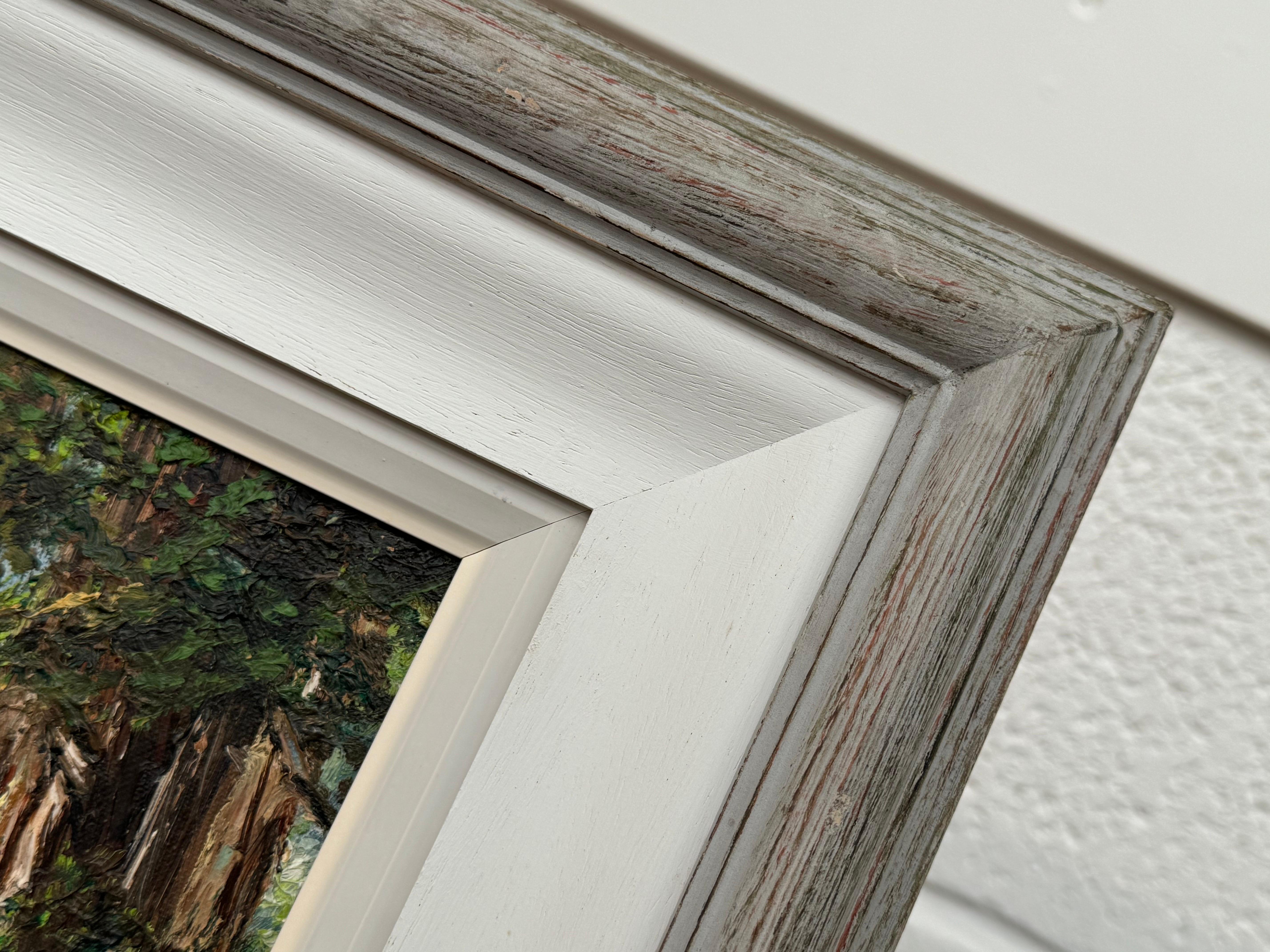 Art of Vintage Paesaggio ad olio della foresta di Redwood in California di un artista del XX secolo in vendita 6