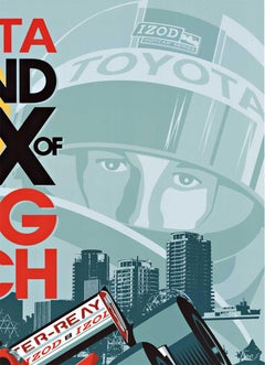 Toyota Grand Prix Long Beach original racing poster