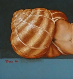 Britische zeitgenössische britische Kunst von Tobias Harrison – „Aus der Muschel heraus“