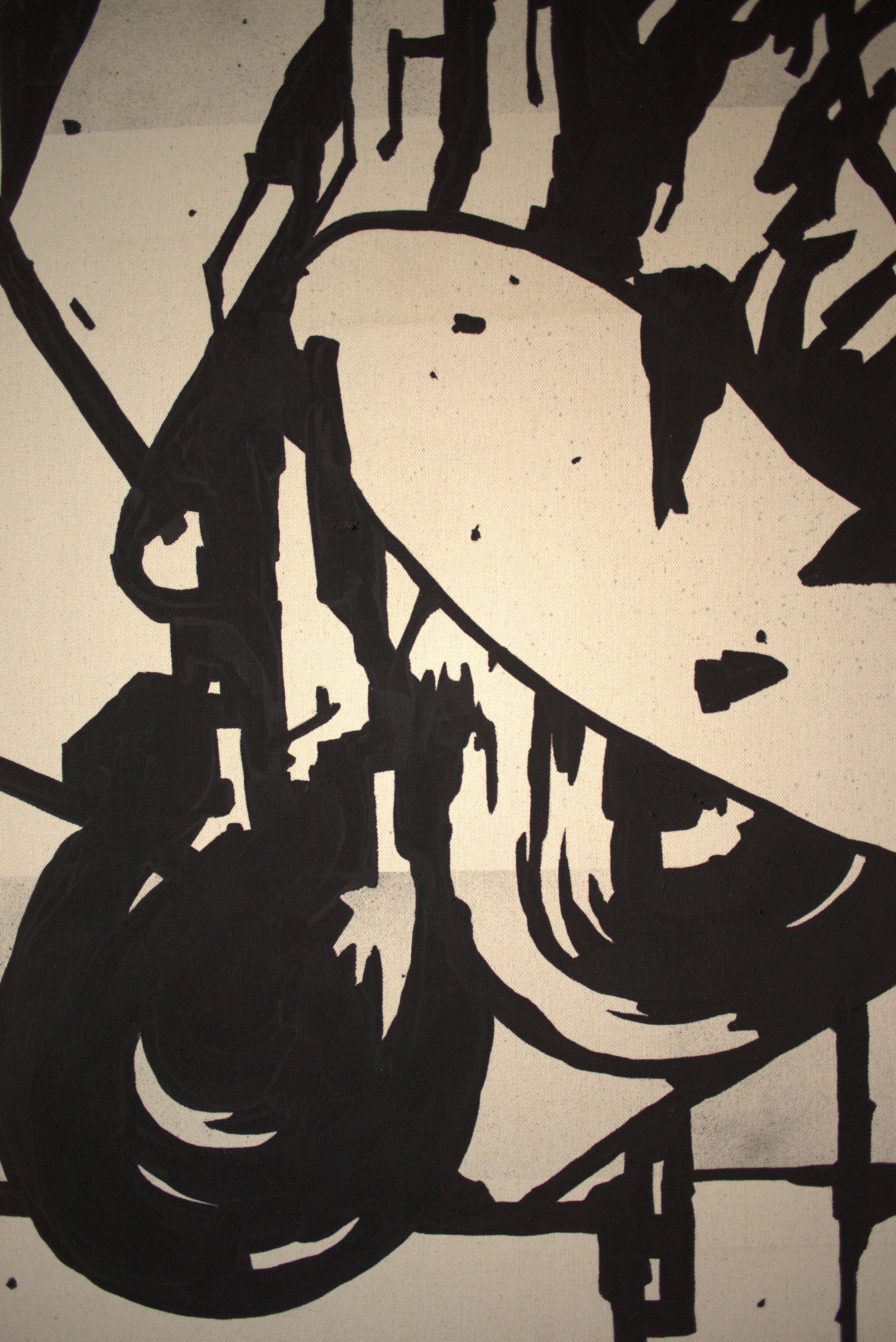 ABSTRACT Pintura Artista Negro Contemporáneo Tobias Kroeger 2023 2