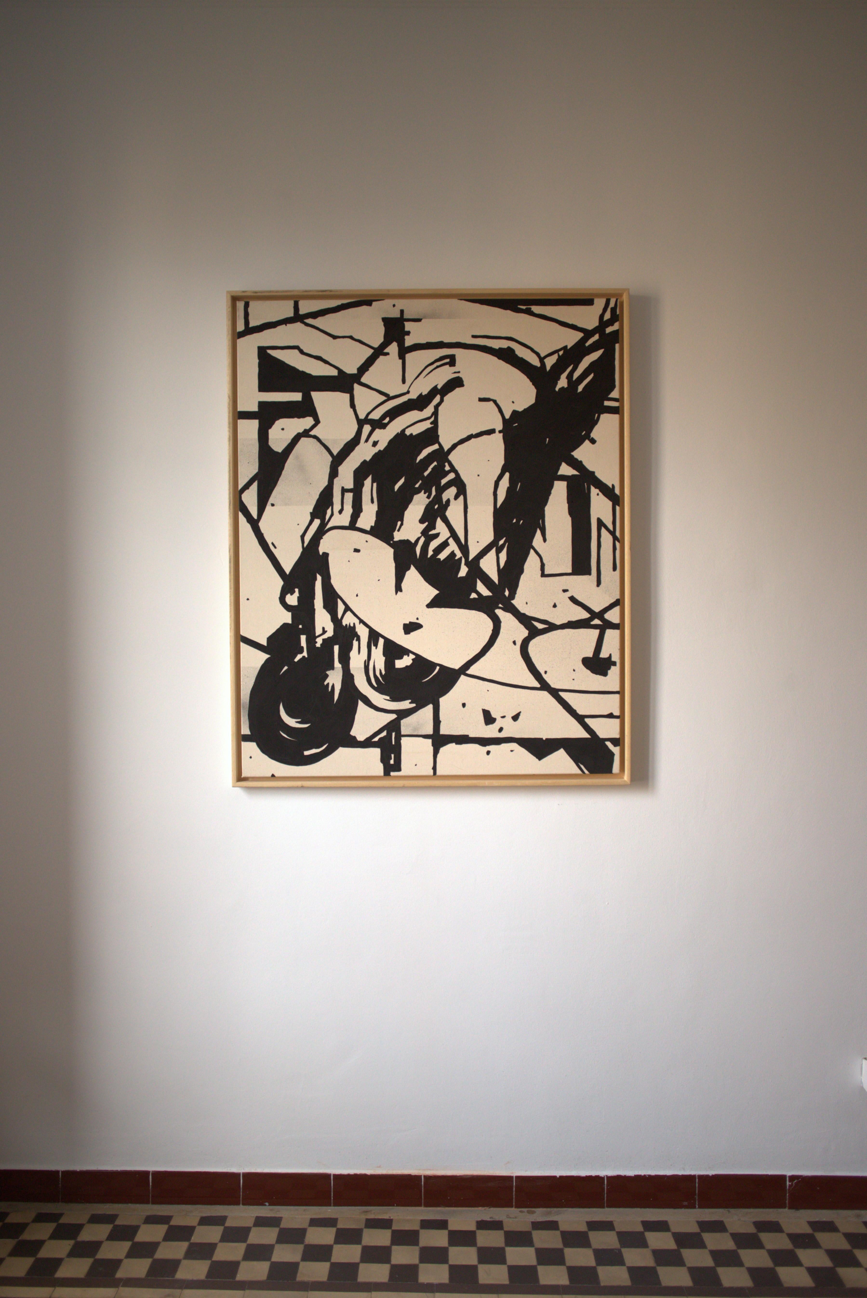 ABSTRACT Pintura Artista Negro Contemporáneo Tobias Kroeger 2023 4