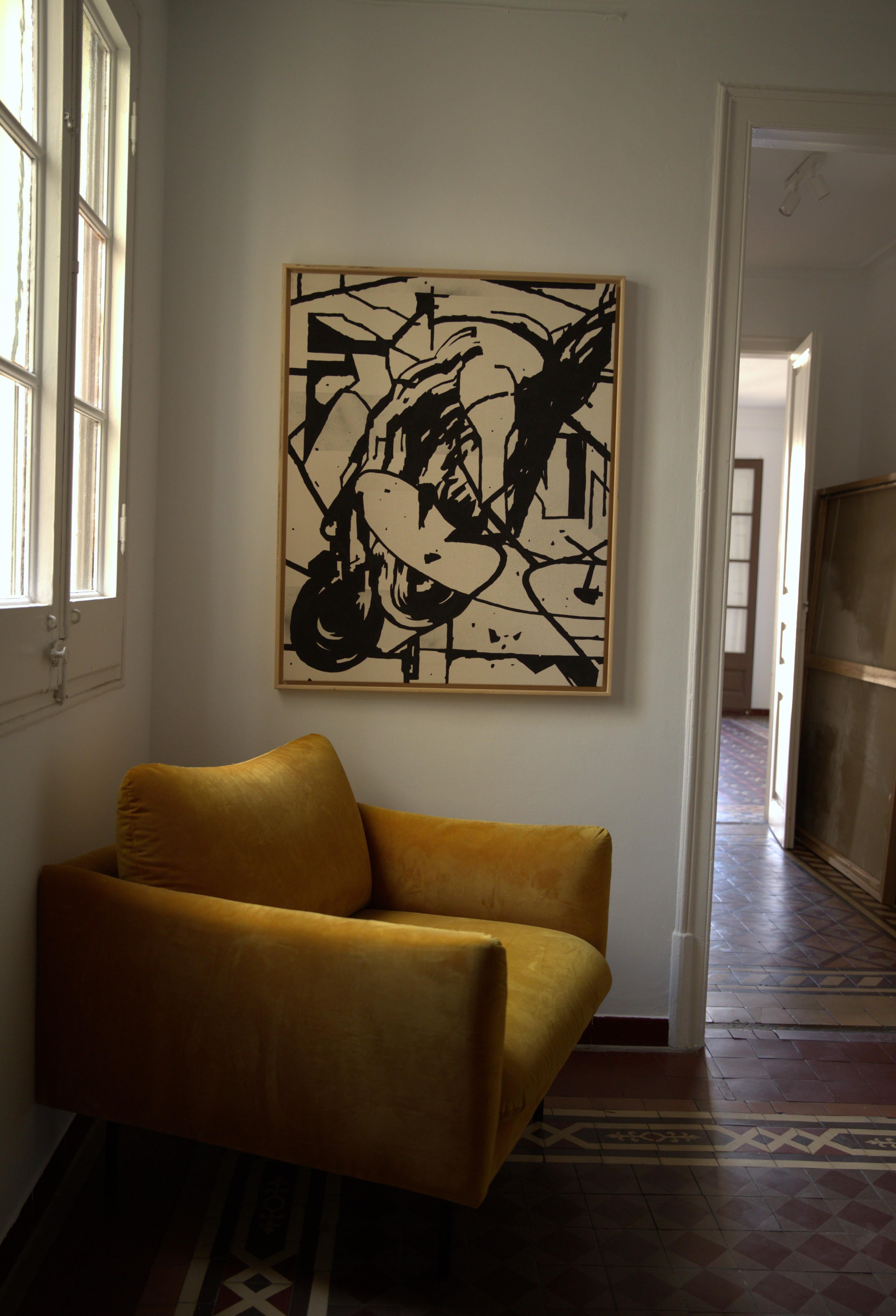 ABSTRACT Pintura Artista Negro Contemporáneo Tobias Kroeger 2023 5
