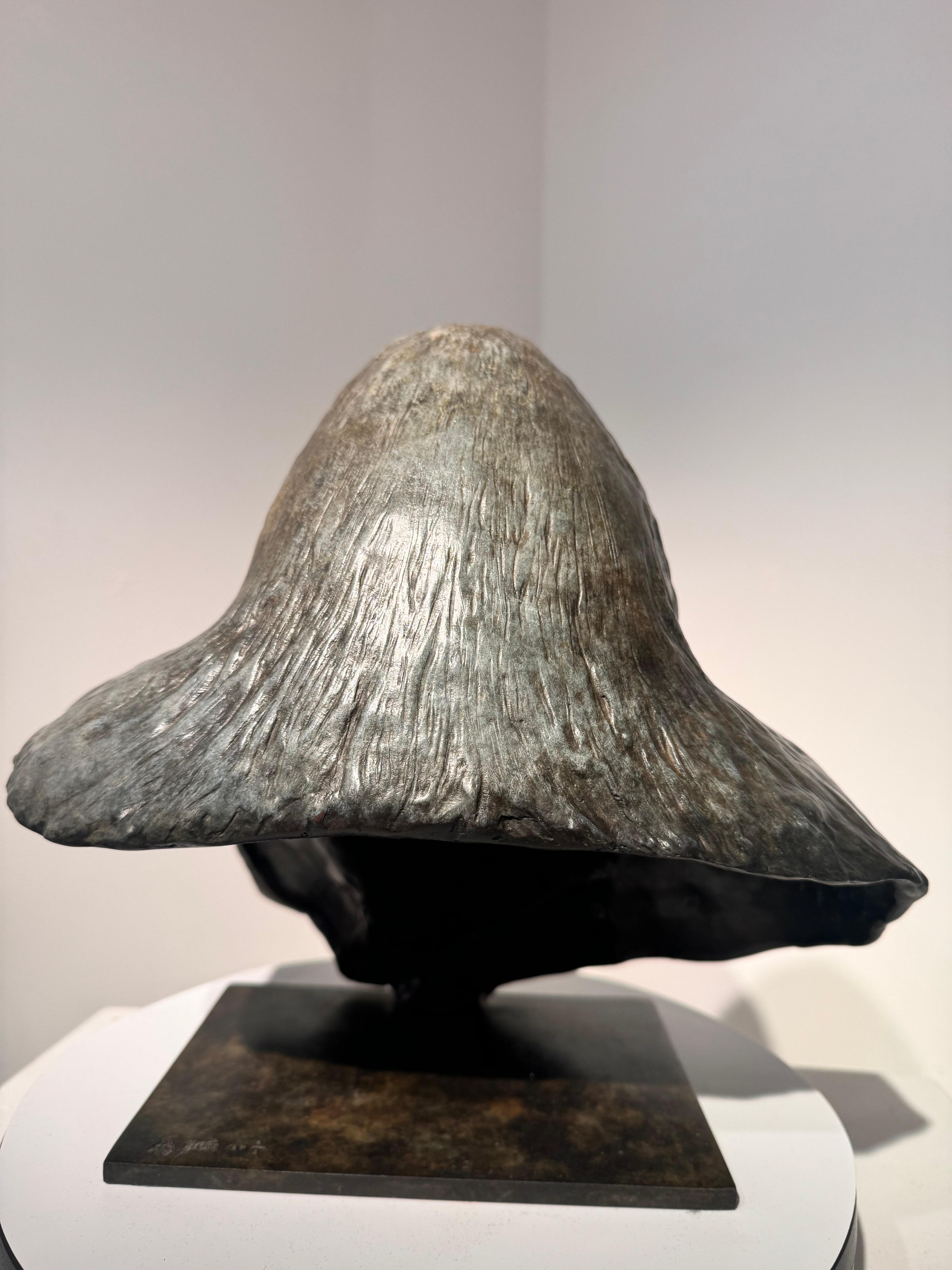 Zeitgenössische Gorilla-Skulptur aus Bronze Nico Jnr, Tier, Natur, Affe, schwarz im Angebot 5