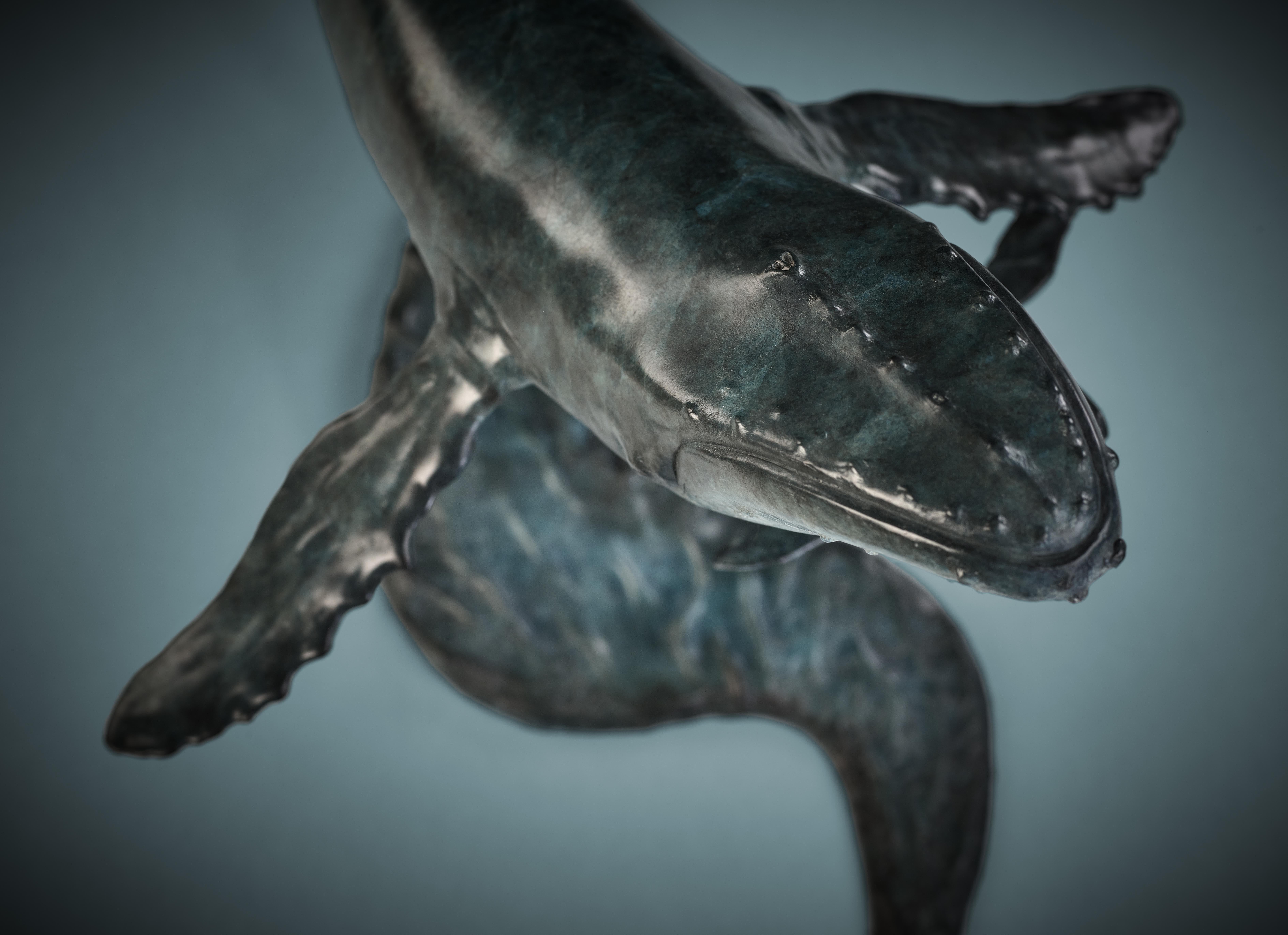 humpback whale statue