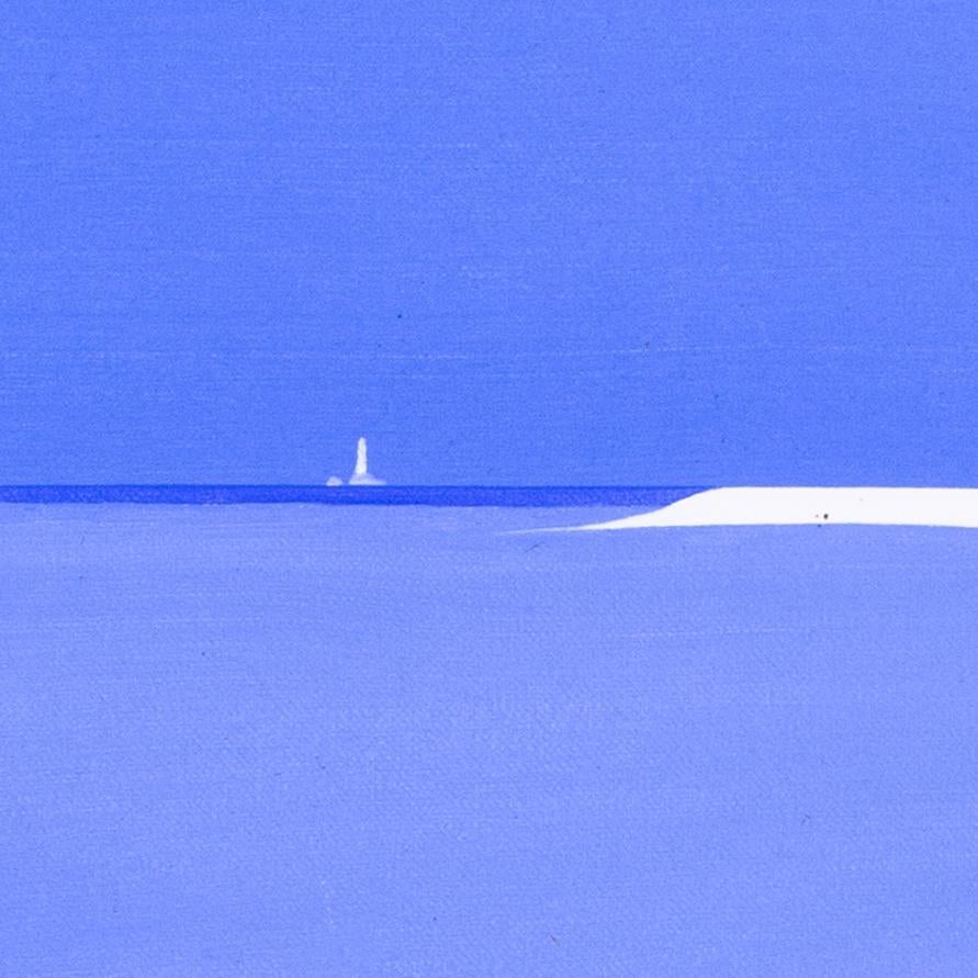 Cornish School, A view to the lighthouse par Tobias Trenwith en vente 1