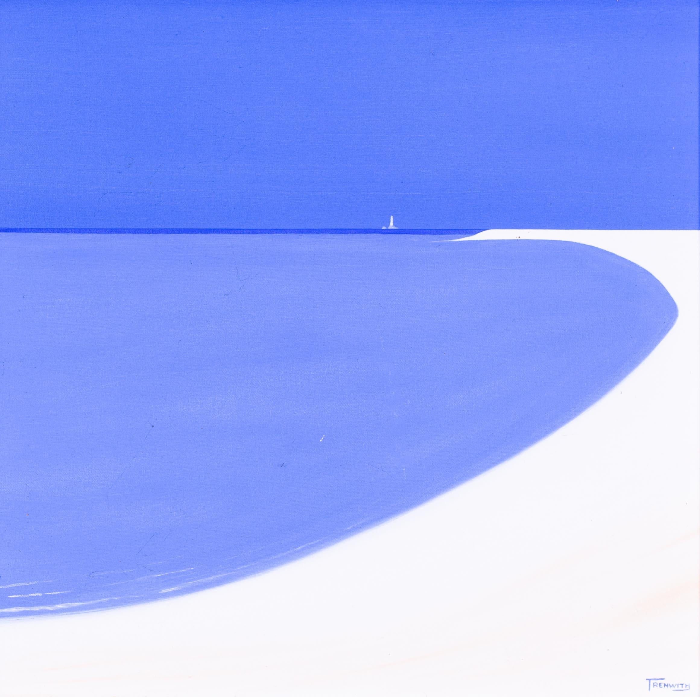 Cornish School, A view to the lighthouse par Tobias Trenwith en vente 4