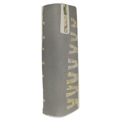 Tobias Weissman Tall Glazed Inlaid Porcelain Vase, Signed, dtd 1982