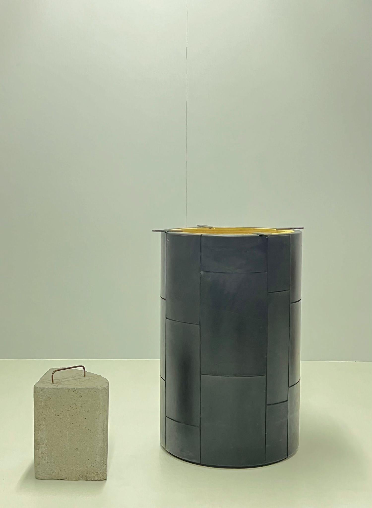 'Tobio' Full Leather Table by Afra and Tobia Scarpa for B&B Italia, 1974 5