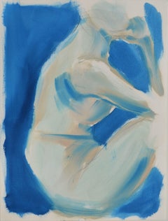 Nude 4, Painting, Oil on Paper