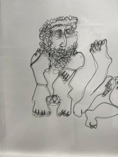 Toby Heller Drahtkunst von Picasso, Skizze #288