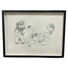 Toby Heller Wire Art of Picasso Schizzo #288
