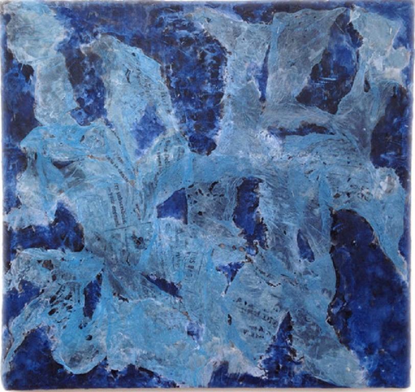 Toby Zallman Abstract Painting - Blue