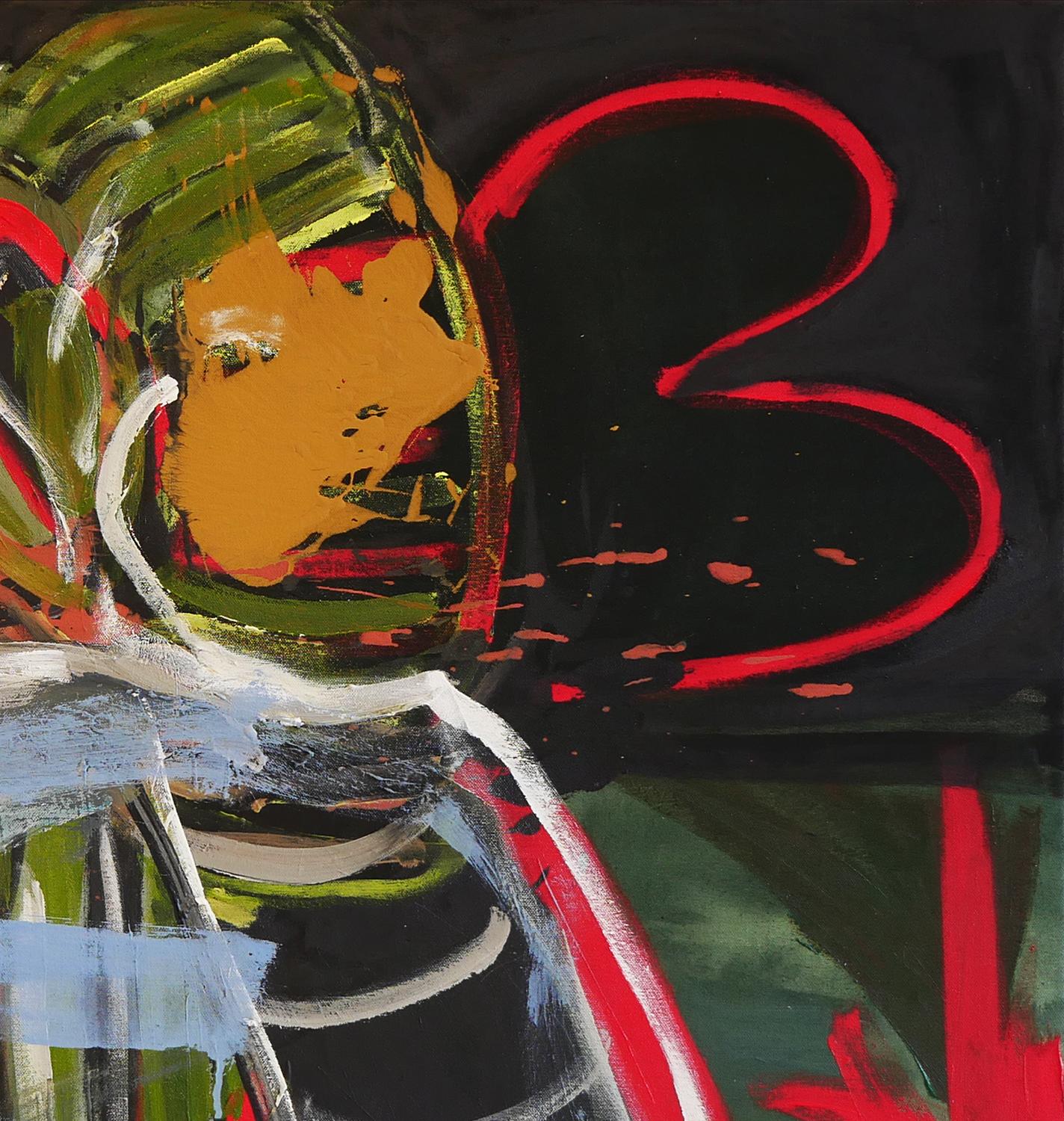 Zeitgenössische abstrakte Malerei des Künstlers Tod Bailey aus Houston. Derzeit zu sehen in der Ausstellung 