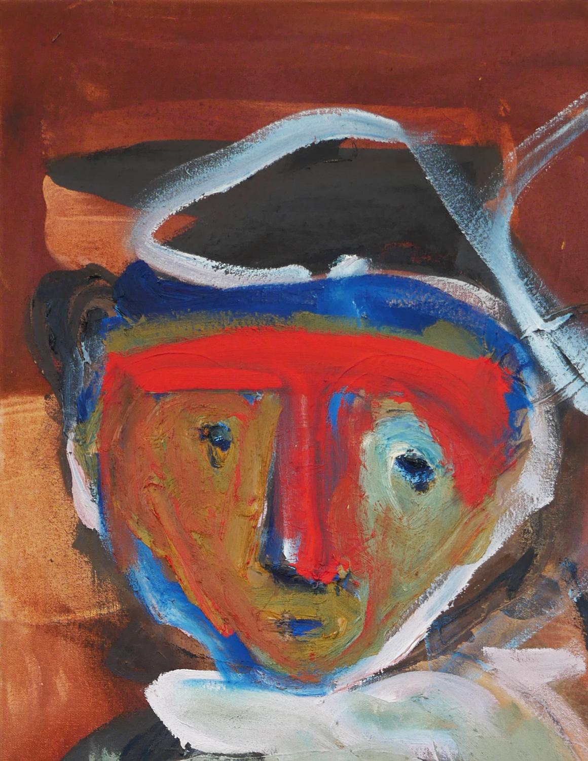 „Winslow Homer Rhmes mit...“ Zeitgenössisches abstraktes figuratives Gemälde – Painting von Tod Bailey