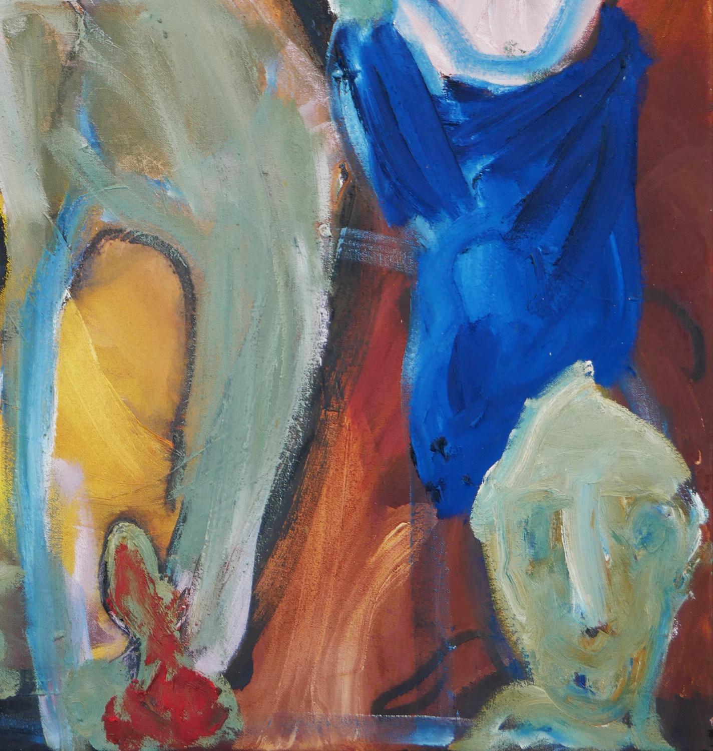 „Winslow Homer Rhmes mit...“ Zeitgenössisches abstraktes figuratives Gemälde im Angebot 2