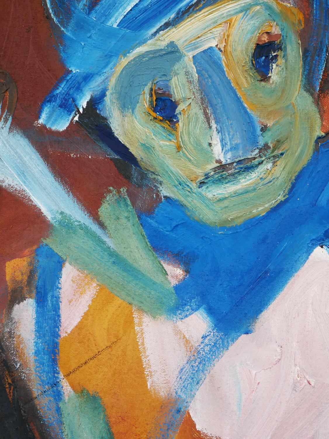 „Winslow Homer Rhmes mit...“ Zeitgenössisches abstraktes figuratives Gemälde im Angebot 3