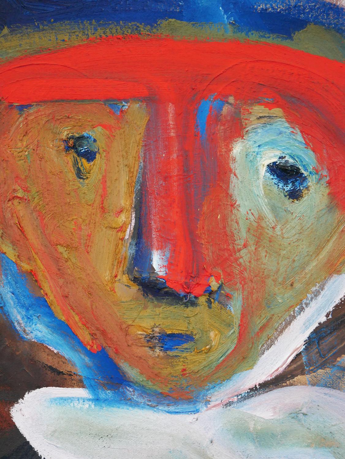 „Winslow Homer Rhmes mit...“ Zeitgenössisches abstraktes figuratives Gemälde im Angebot 4