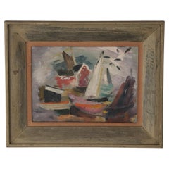 Tod Lindenmuth, Abstract Harbor Scene, c. 1940
