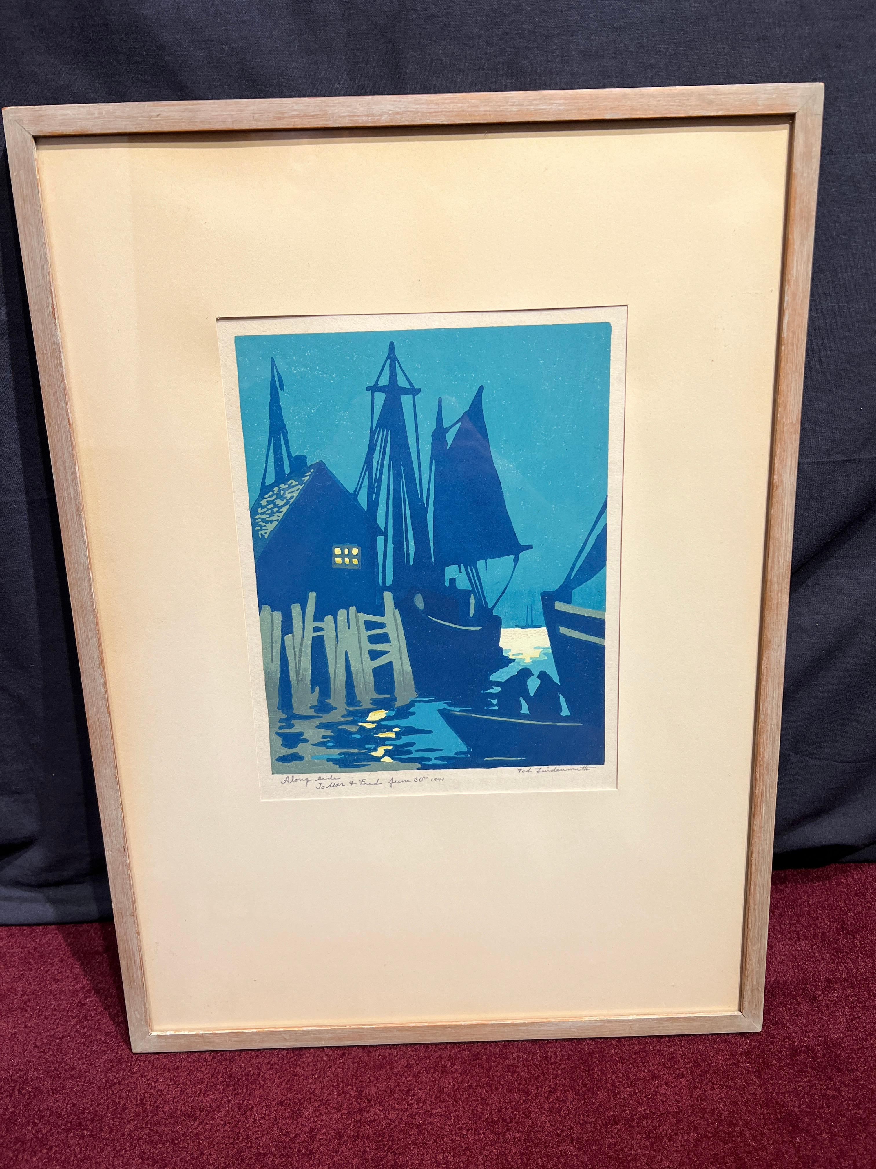 Alongside - American Modern Print by Tod Lindenmuth