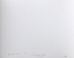 „By The Museum“, signierter zeitgenössischer Silbergelatineabzug von Tod Papageorge