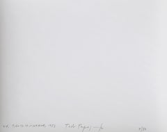 Field of Marble, Signed Contemporary Silver Gelatin Print by Tod Papageorge