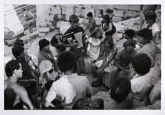 Student Group, Signed Contemporary Silver Gelatin Print by Tod Papageorge