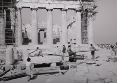 The Parthenon, East Facade, Signed Silver Gelatin Print by Tod Papageorge