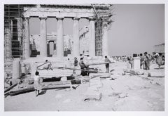 The Parthenon, East Facade, Signed Silver Gelatin Print by Tod Papageorge