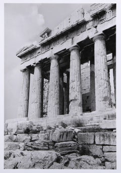 The Parthenon, West Facade, Signed Silver Gelatin Print by Tod Papageorge