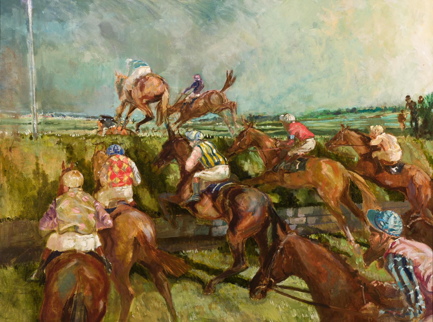 Tod Ramos Animal Painting - The Double Bank, Punchestown
