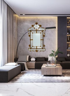 "Todaro" Specchio Veneziano in Vetro di Murano de Fratelli Tosi