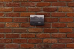 "Sopra la pianura" (2024) di Todd Carpenter, dipinto a olio originale di paesaggio