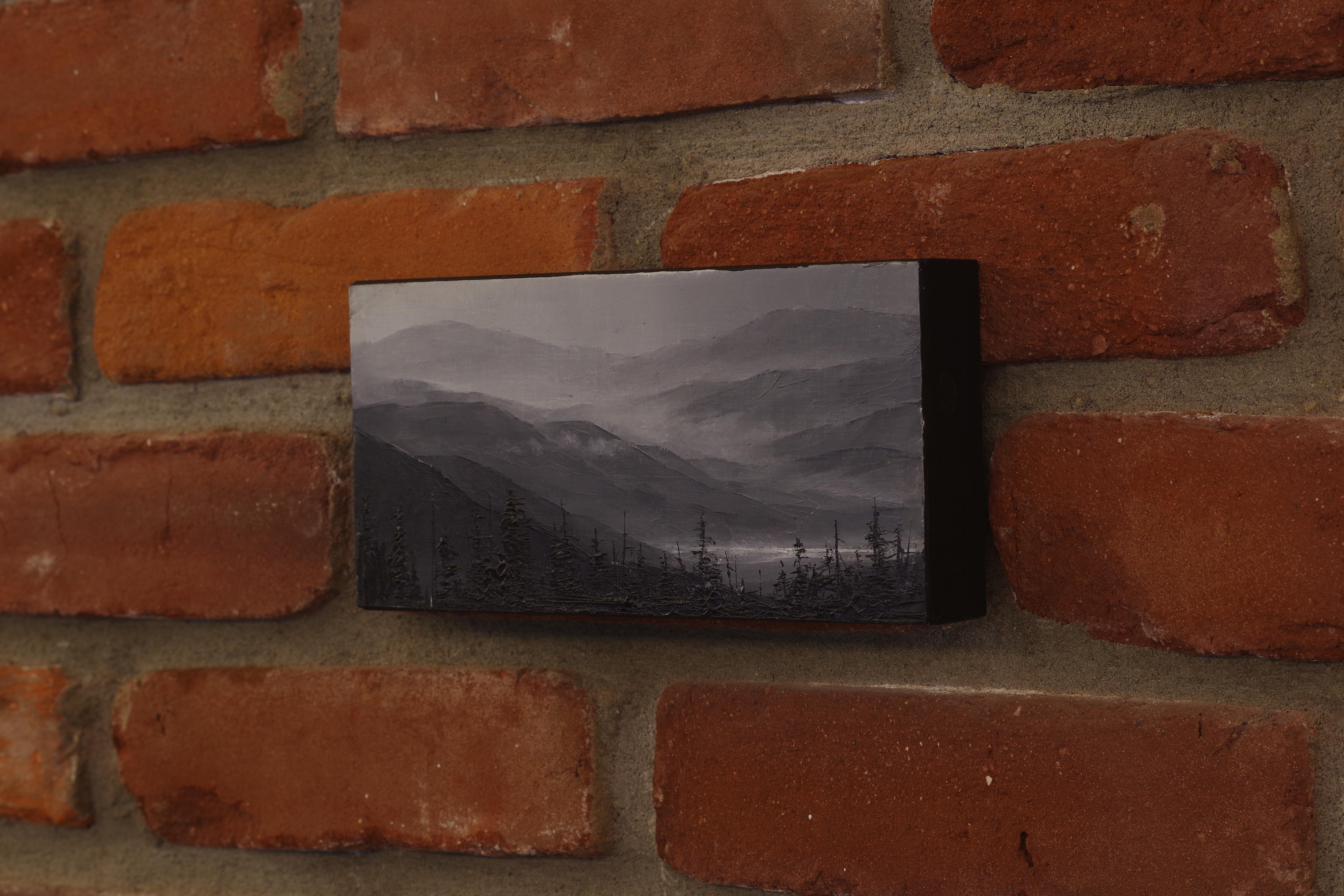 „Leuchtende Faden“ (2024) von Todd Carpenter, Original-Ölgemälde von Stadtlandschaft im Angebot 1
