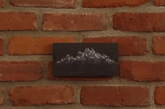 "Melted" by Todd Carpenter, Original Painting, Black & White Mountain