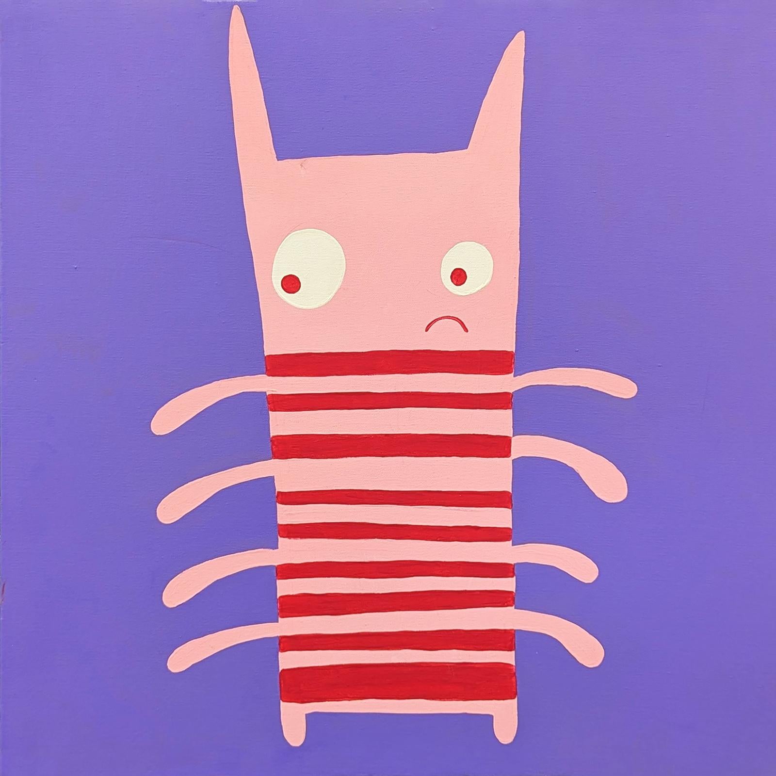 Todd Goldman Figurative Painting - Monsta (original painting on canvas)