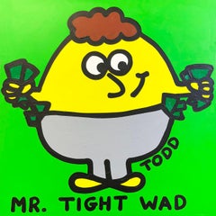 Sr. Tight Wad (gran cuadro original sobre lienzo)