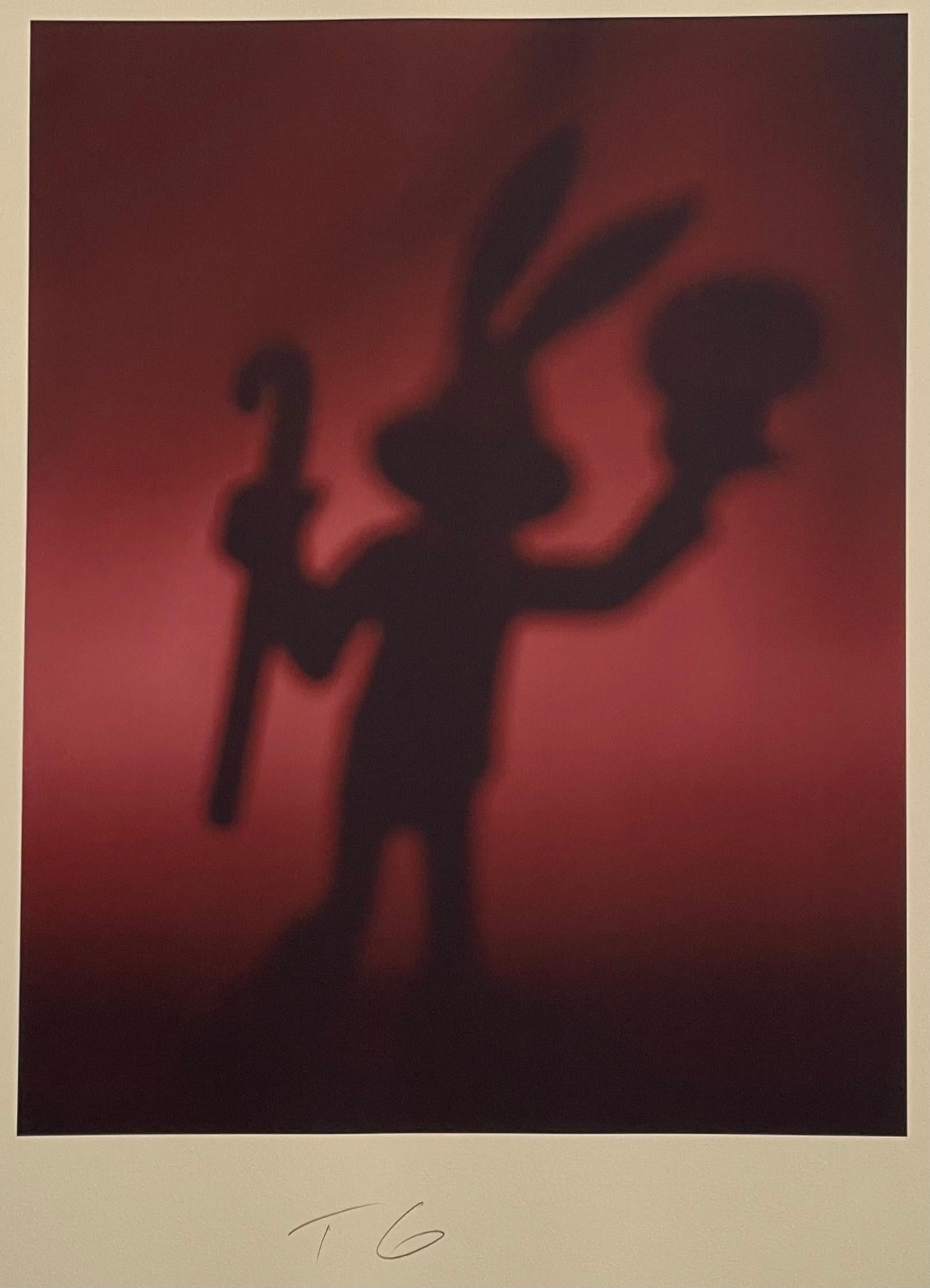 Farb Iris Fotodruck Konzeptueller Cartoon Spielzeug Käfer Bunny Fotografie Todd Gray im Angebot 7