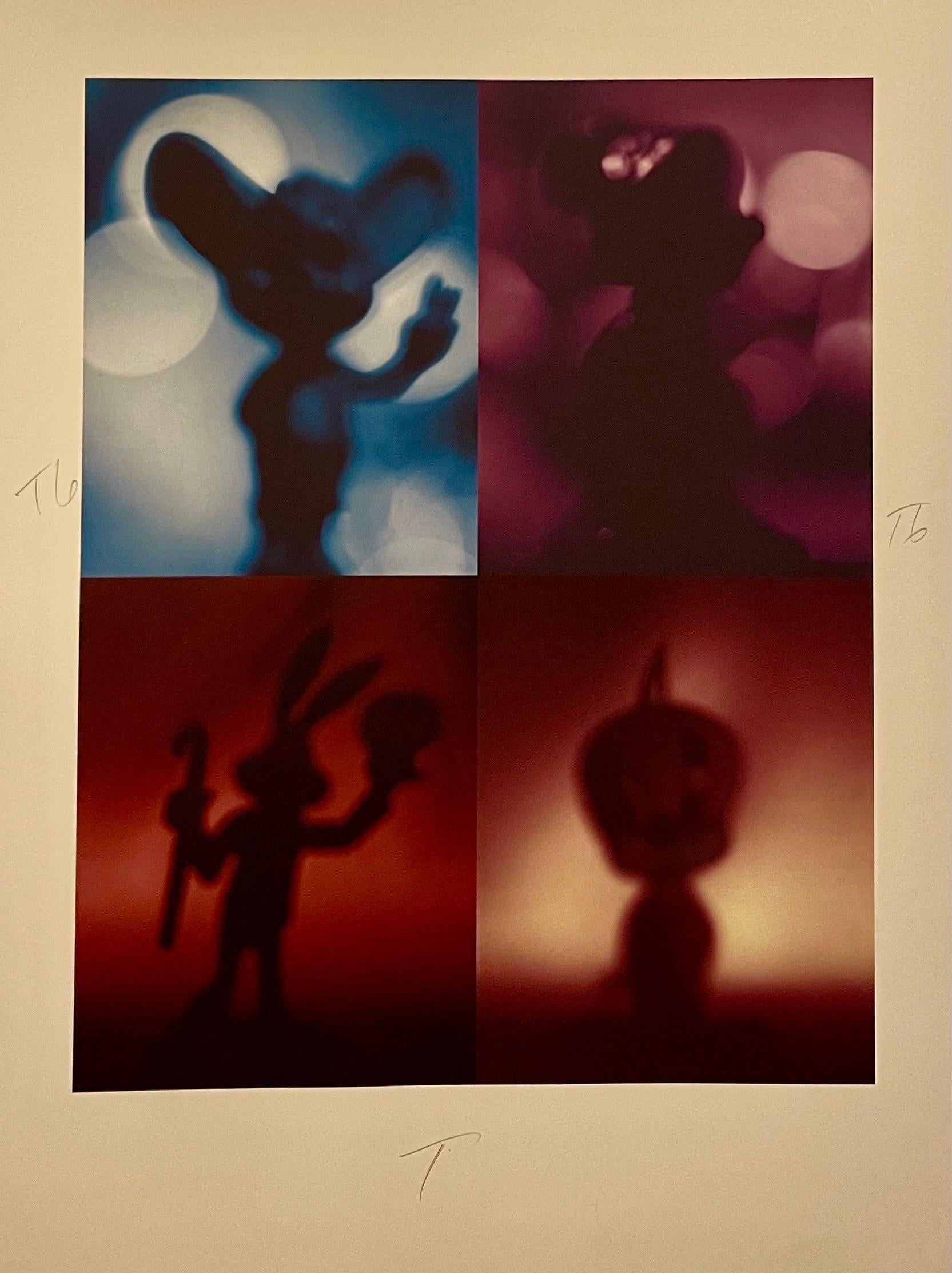 Stampa fotografica a colori su iride Polittico concettuale di cartoni animati Todd Gray in vendita 1