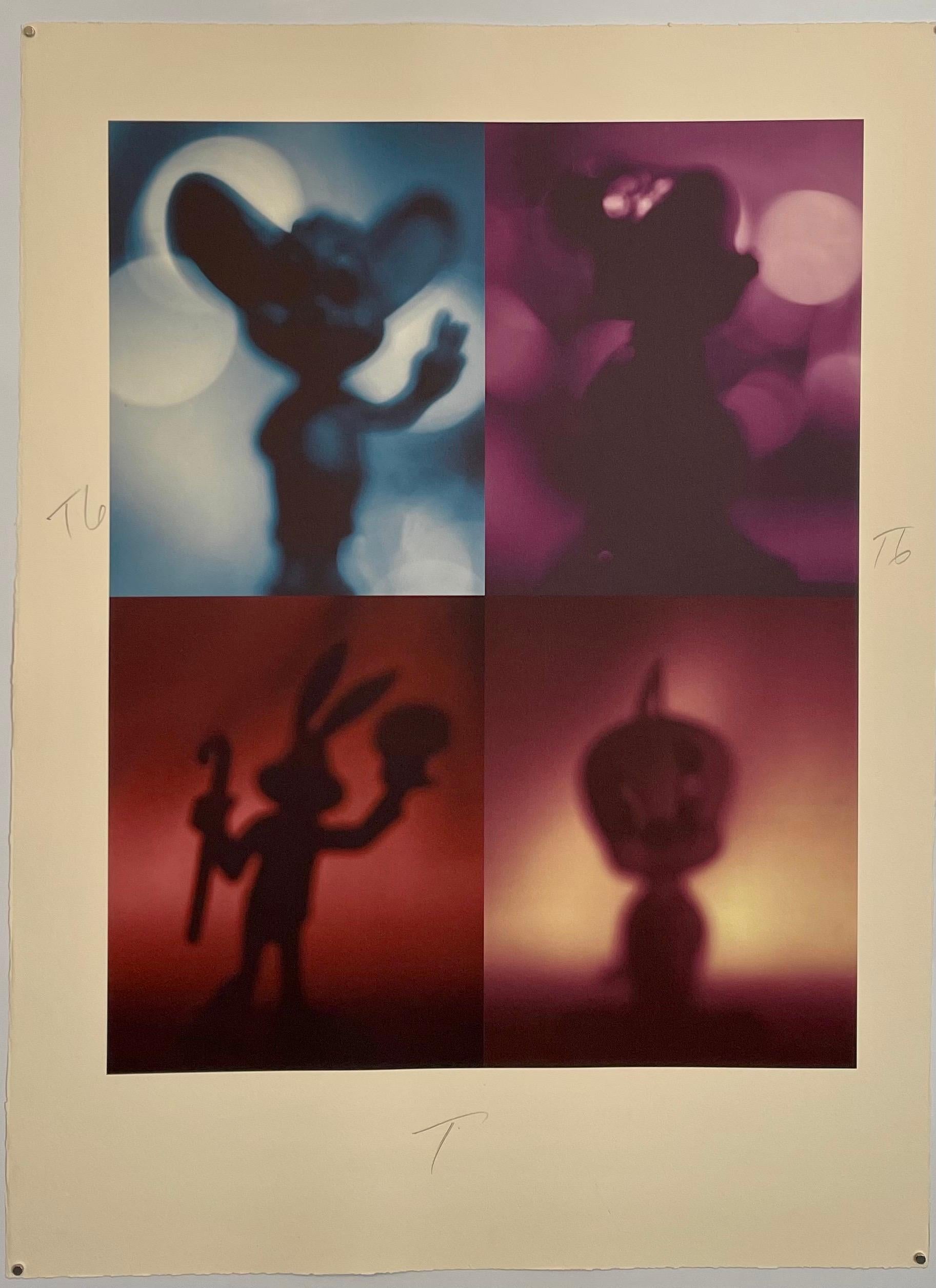 Stampa fotografica a colori su iride Polittico concettuale di cartoni animati Todd Gray in vendita 8