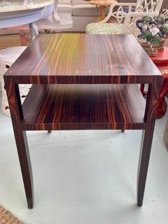 Todd Hase Michel Macassar Ebony Side Table (Original Floor Sample)